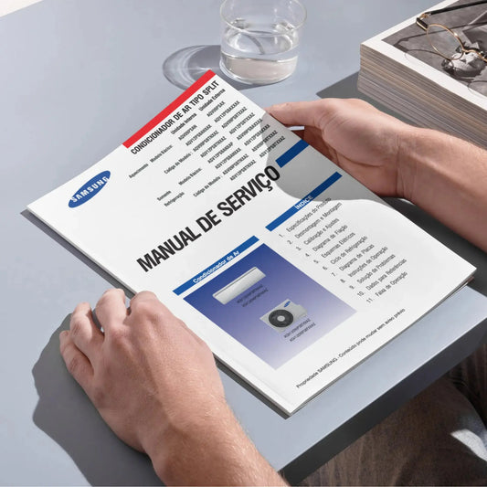 Manual Técnico de Serviços Ar-Condicionado Split Samsung 9000 e 12000 BTUs - Baixar PDF