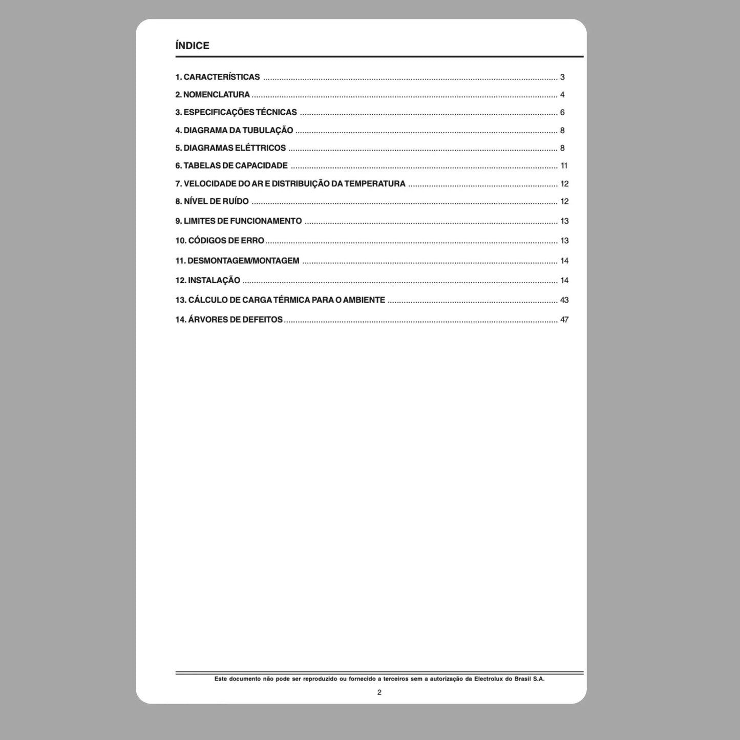 Manual Técnico de Serviços Ar-Condicionado Electrolux KI/KE 36, 48 e KIPAF - Baixar PDF Electrolux