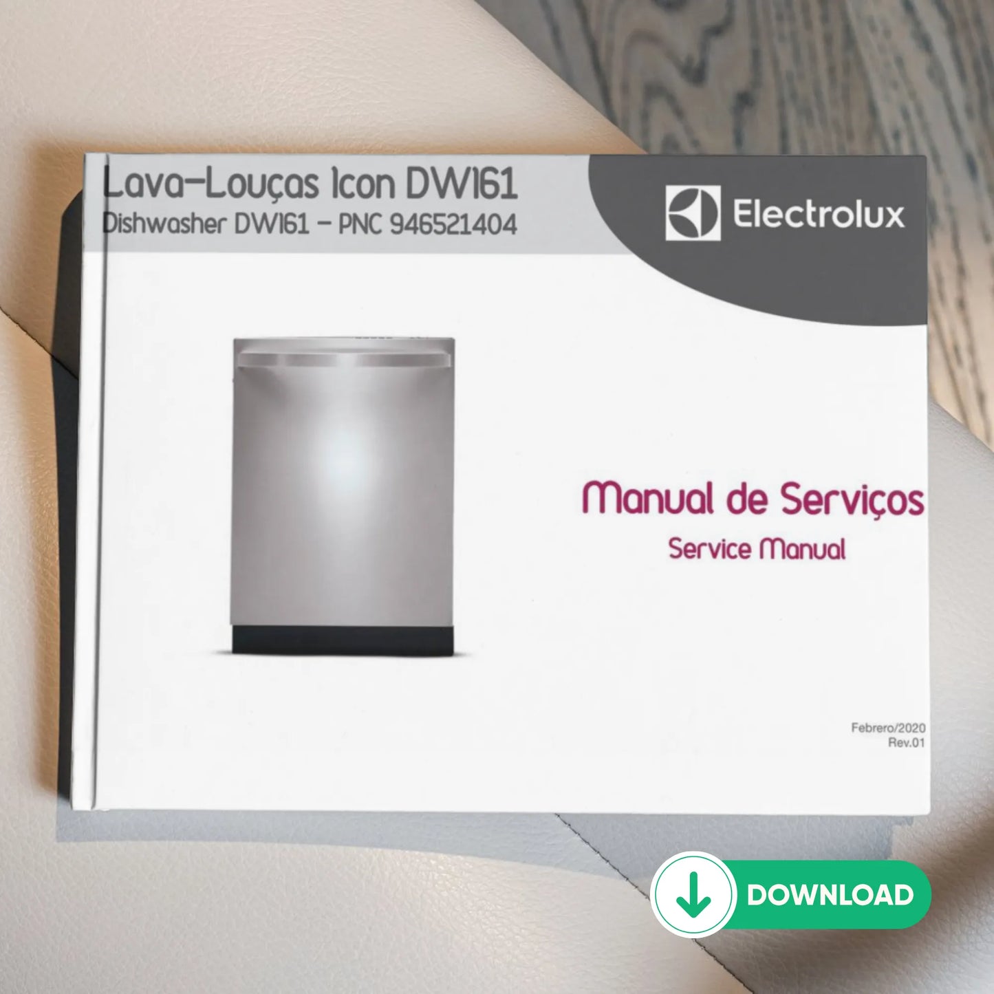 Manual Técnico de Serviços Electrolux DWI61 - Baixar PDF