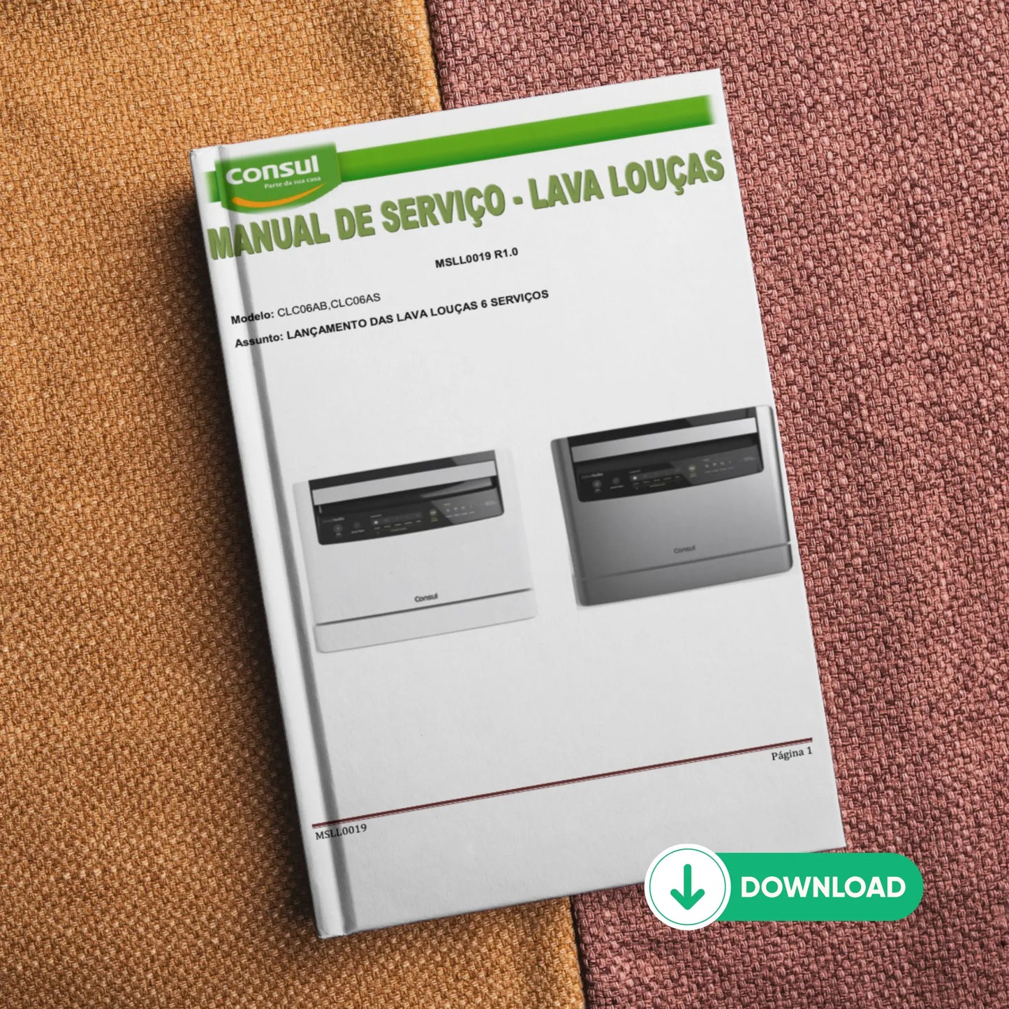 Manual de servicio del lavavajillas CLC06AB CLC06AS - Descargar PDF