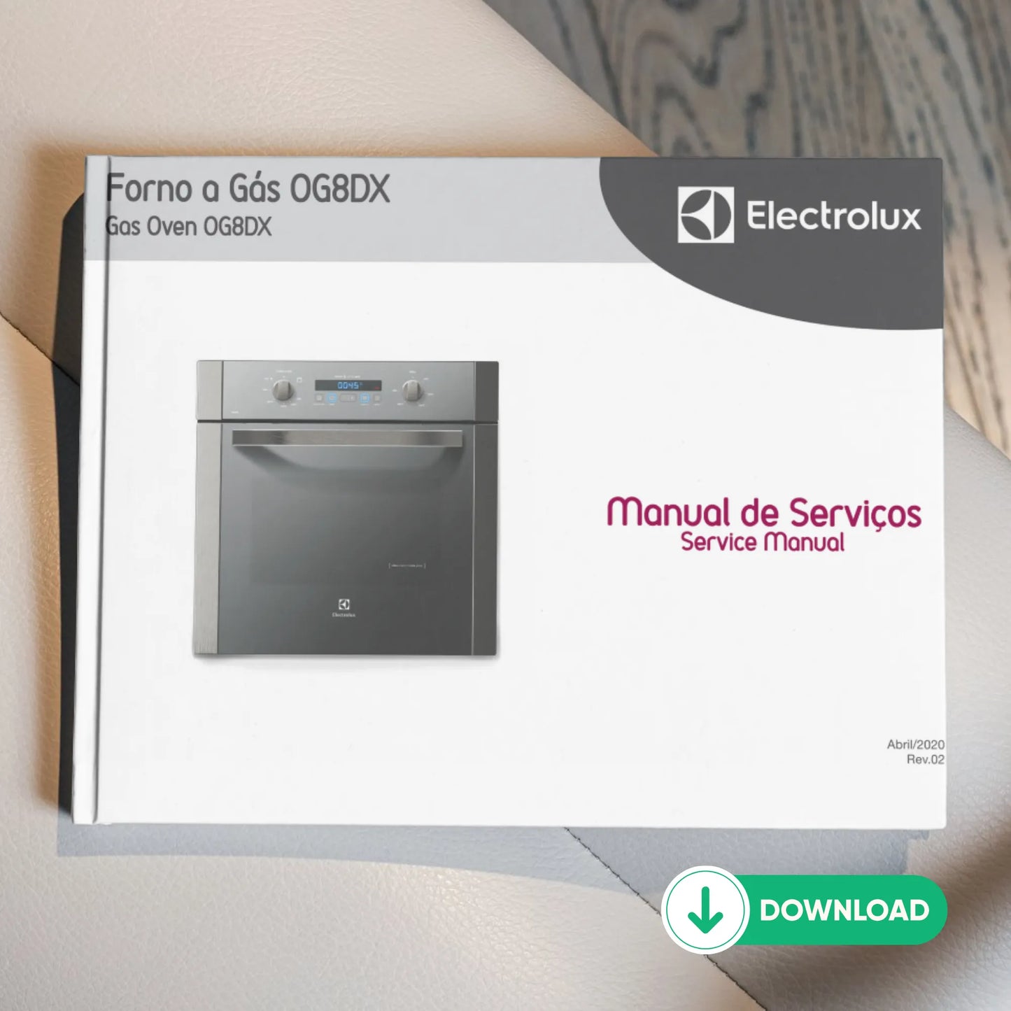 Manual Técnico de Serviços Electrolux Modelo OG8DX - Baixar PDF