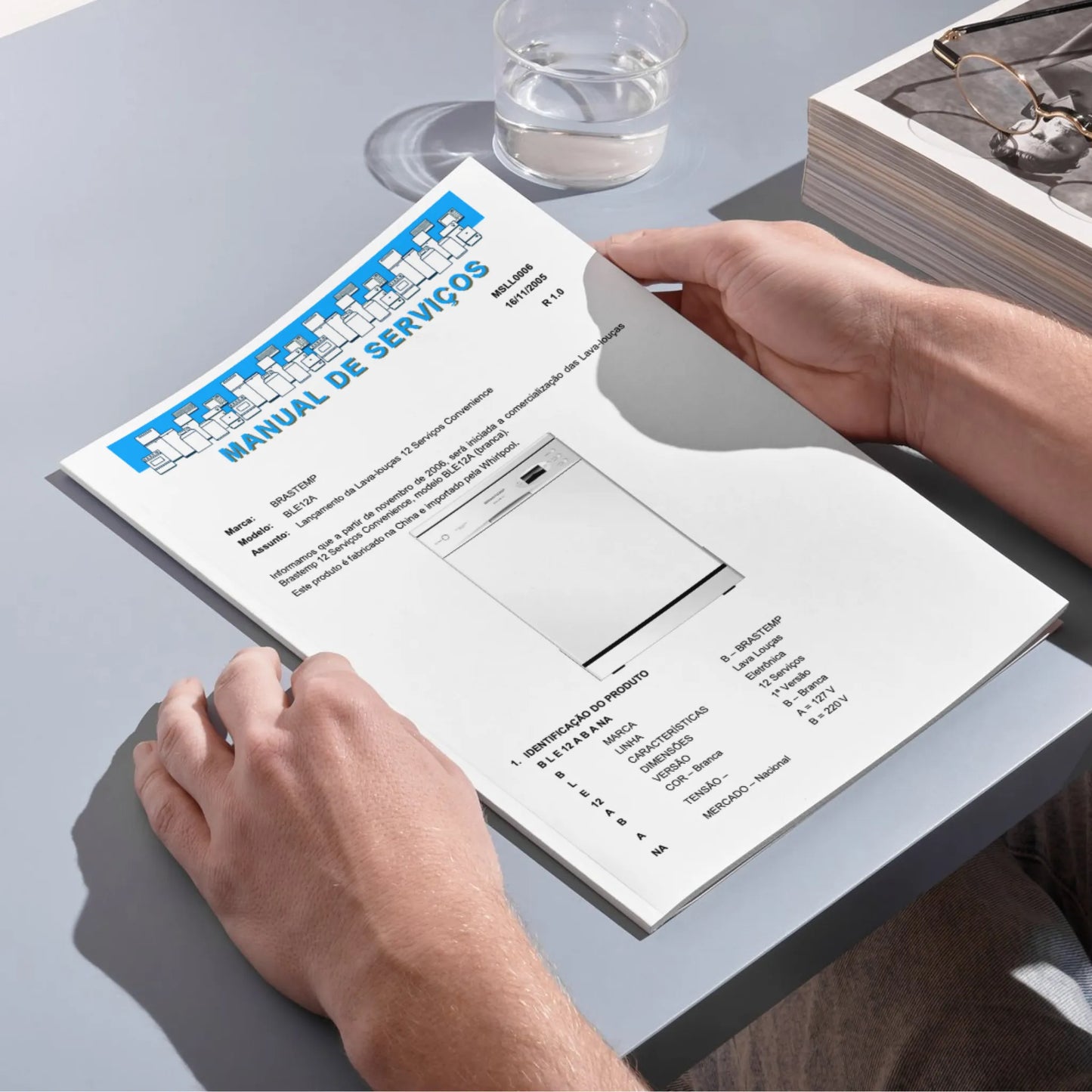Manual de servicio técnico Brastemp BLE12A - Descargar PDF