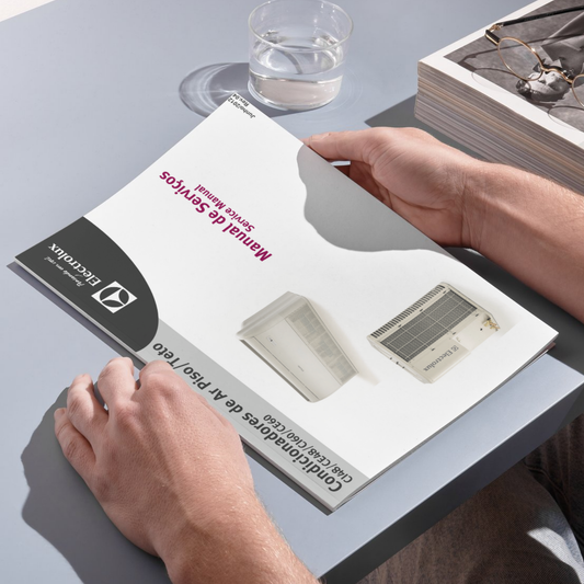 Manual técnico de servicio de aire acondicionado de cassette Electrolux CI/CE 48 y 60 - Descargar PDF