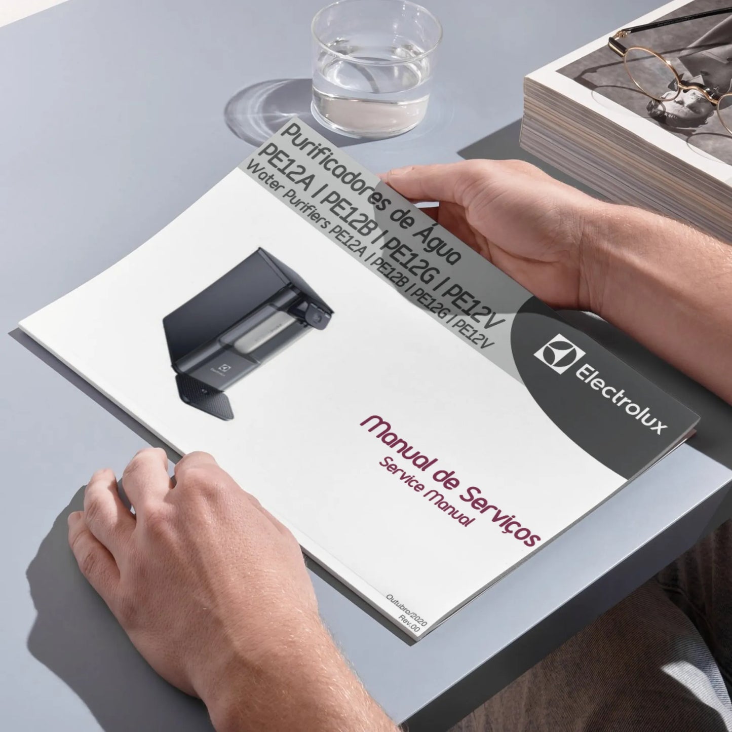 Manual Técnico de Serviços Electrolux Purificador PE12A PE12B PE12G PE12V - Baixar PDF