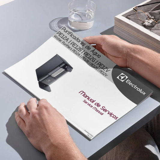Manual de servicio técnico del purificador Electrolux PE12A PE12B PE12G PE12V - Descargar PDF