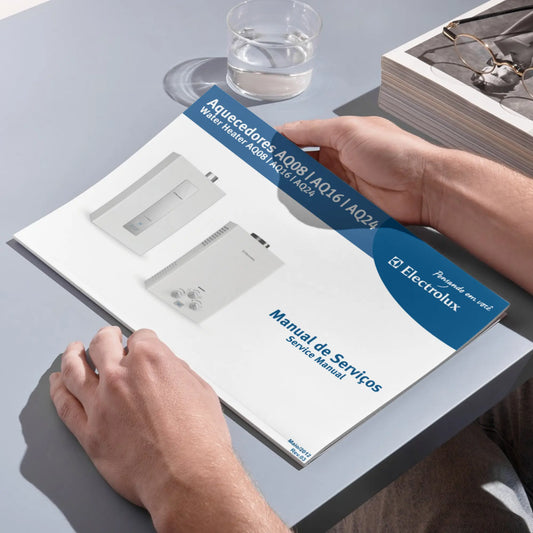 Manual de servicio de calentadores de gas Electrolux AQ08, AQ16 y AQ24 - Descargar PDF