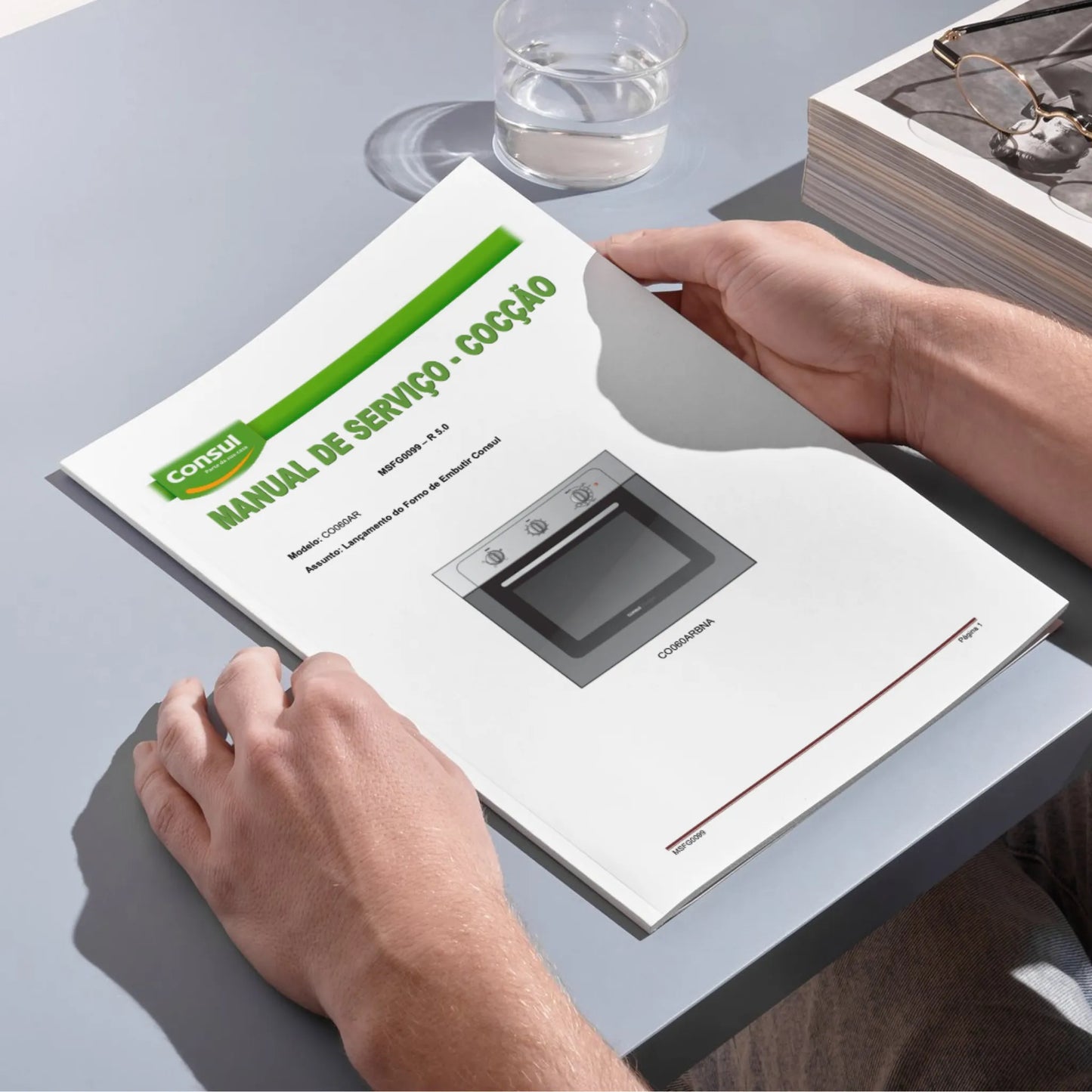 Manual Técnico de Serviços Forno de Embutir Consul CO060AR - Baixar PDF