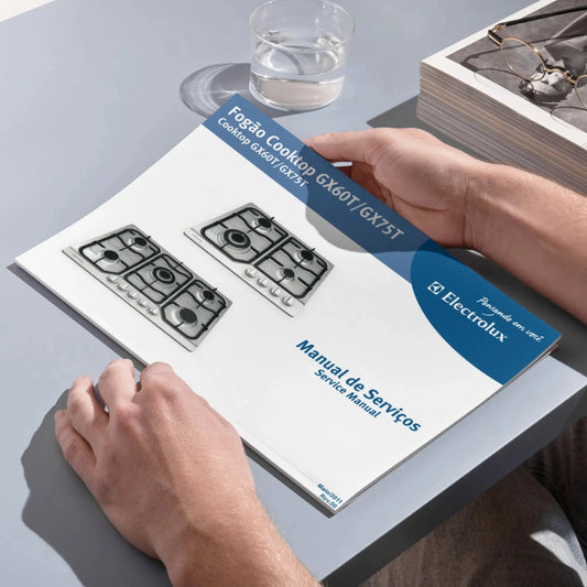 Manual técnico de servicio de las estufas Electrolux GX60T y GX75T - Descargar PDF