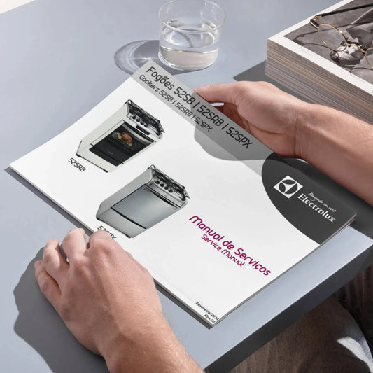 Manual de servicio de estufas Electrolux 52SB, 52SRB, 52SPX - Descargar PDF