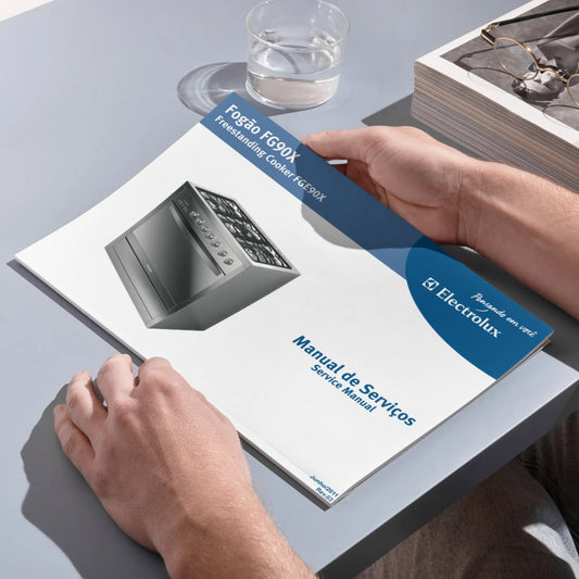 Manual técnico de servicio de la estufa Electrolux FG90X - Descargar PDF