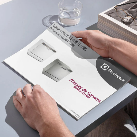Manual de servicio del lavavajillas Electrolux LL08B / LL08S - Descargar PDF
