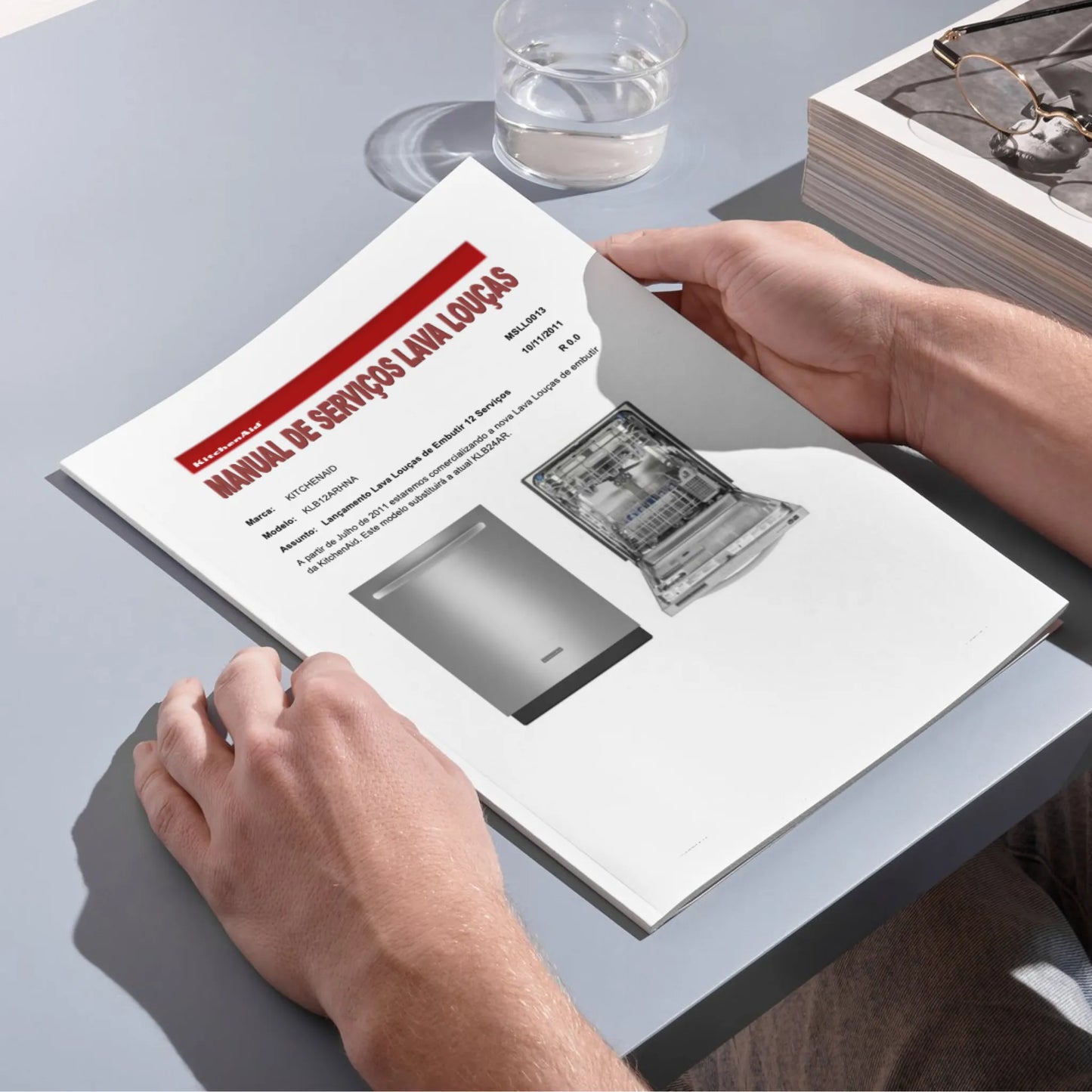 Manual Técnico de Serviços KitchenAid KLB12ARHNA - Baixar PDF
