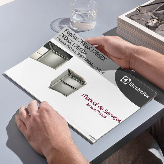 Manual de servicio de la estufa Electrolux 76GDX/76GEX - Descargar PDF