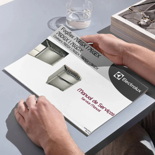 Manual de servicio de la estufa Electrolux 76GDX/76GEX - Descargar PDF