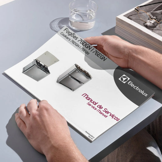Manual de servicio técnico de estufas Electrolux 76DGN y 76EGN - Descargar PDF