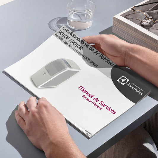 Manual Técnico de Serviços Ar-Condicionado Portátil Electrolux PO10F, PO10R - Baixar PDF