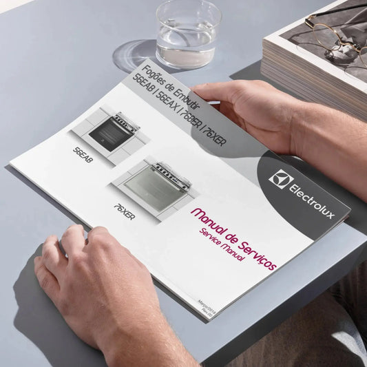 Manual de servicio de la estufa Electrolux 56EAB / 56EAX / 76BER / 76XER - Descargar PDF