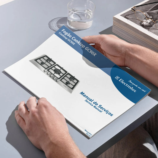 Manual de servicio de la placa de cocción Electrolux GC90X - Descargar PDF