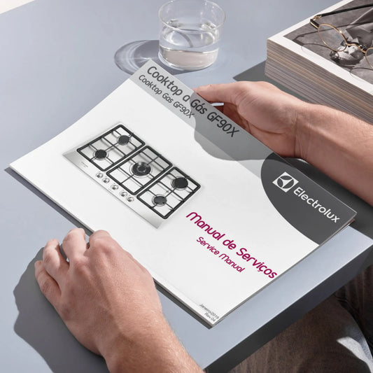 Manual de servicio técnico de la placa de cocción GF90X - Descargar PDF