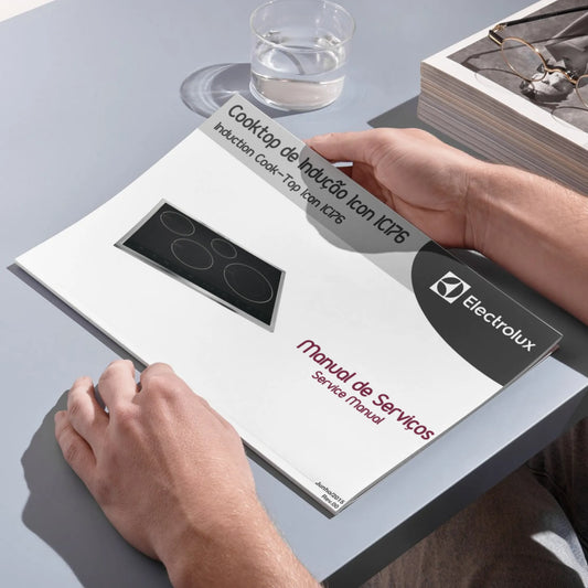 Manual Técnico de Serviços Cooktop de Indução Electrolux ICI76 - Baixar PDF