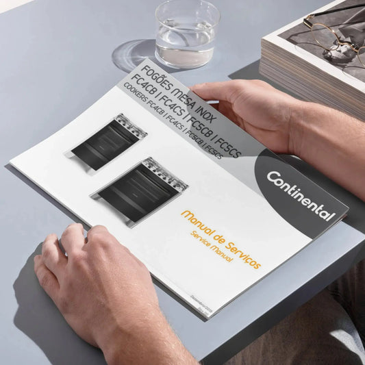 Manual de servicio técnico de la estufa Continental FC4CB FC4CS FC5CB FC5CS - Descargar PDF