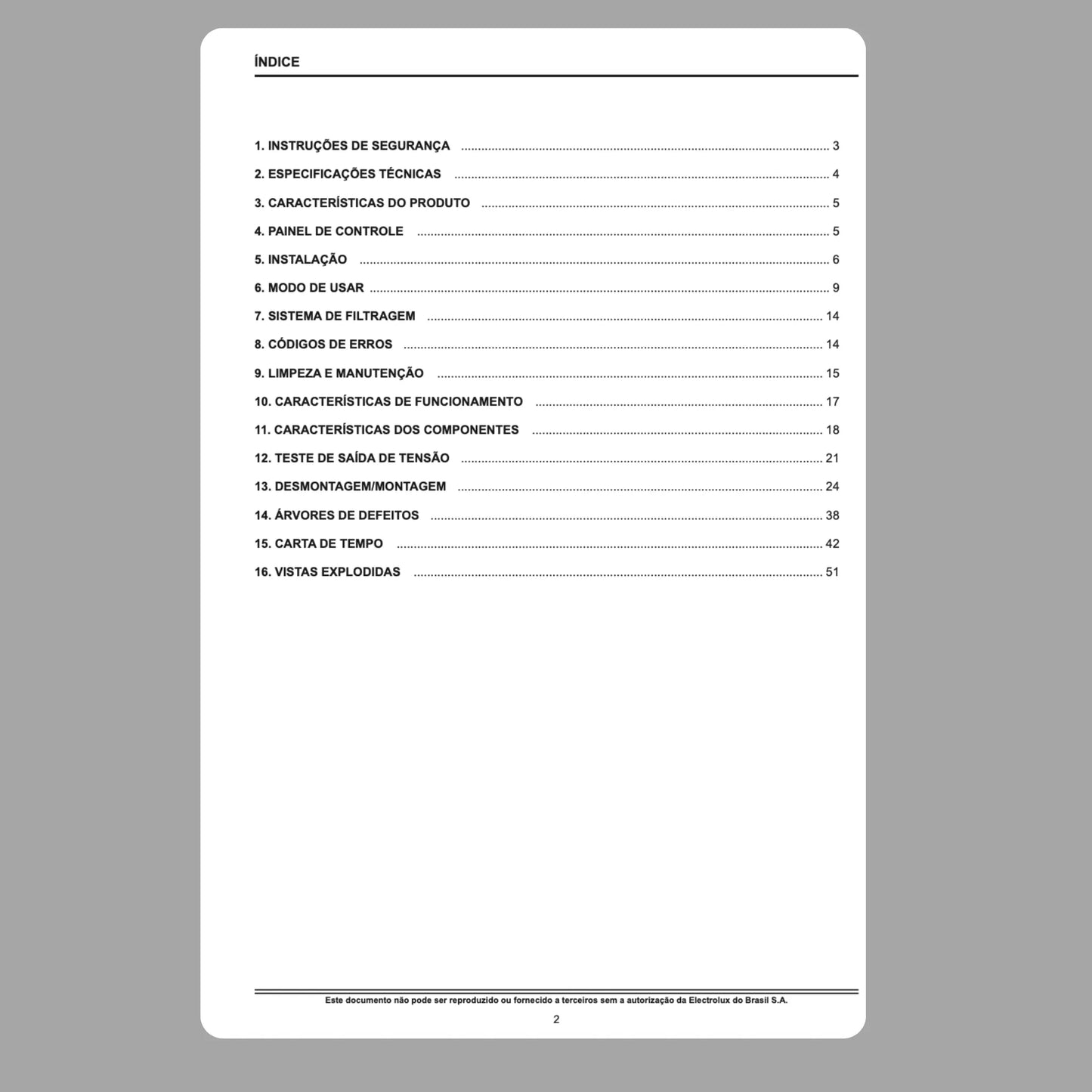 Manual Técnico de Serviços Lava-Louças Electrolux LE09B / LE09X / LE12B / LE12X - Baixar PDF
