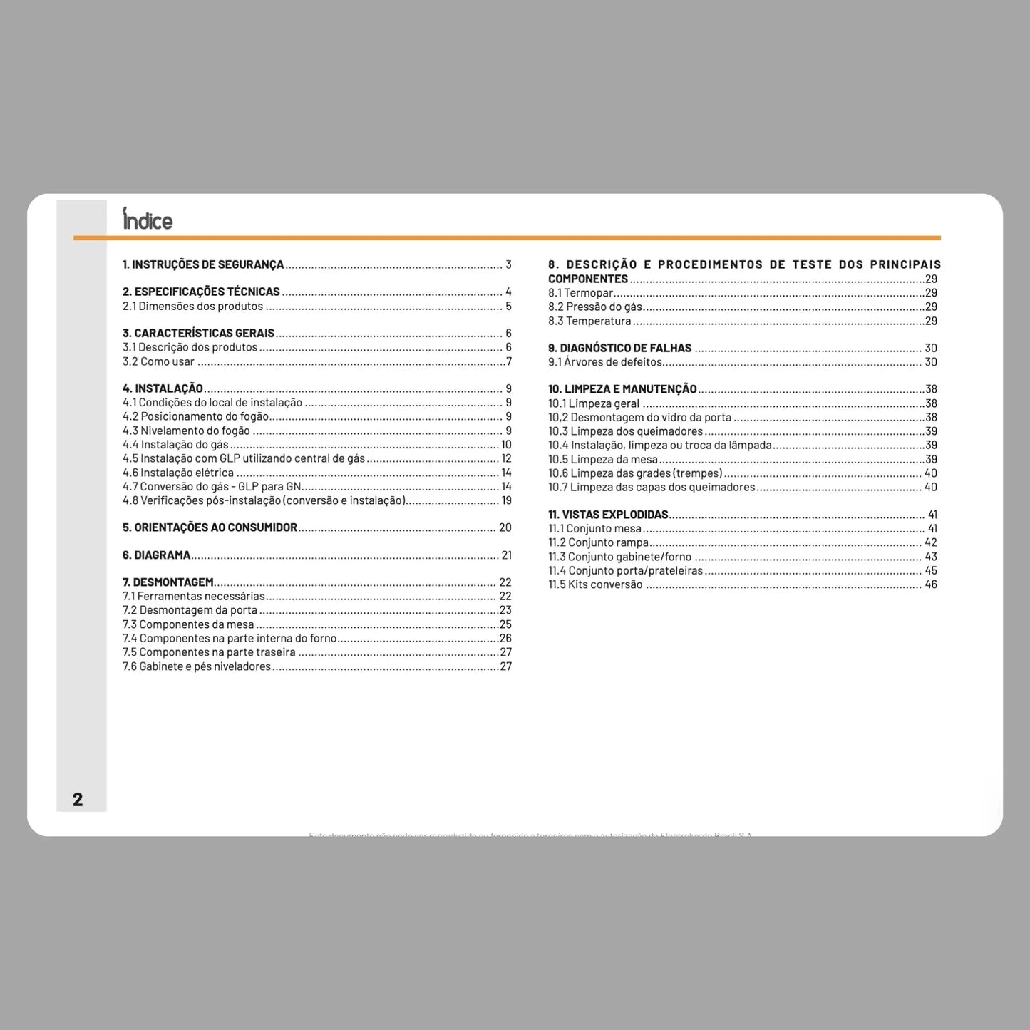 Manual Técnico de Serviços Fogão Continental FC4CB FC4CS FC5CB FC5CS - Baixar PDF Continental