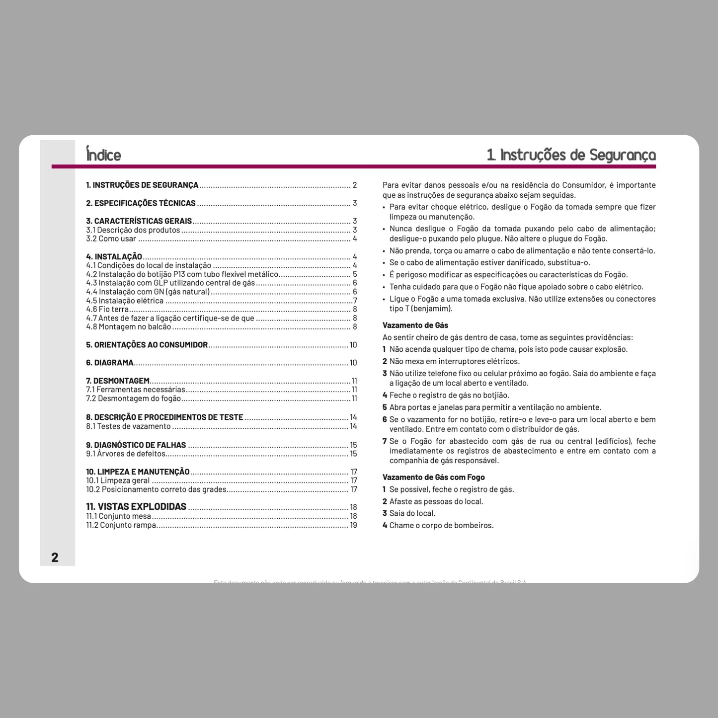 Manual de servicio técnico de las estufas Continental KC4GP y KC5GP - Descargar PDF