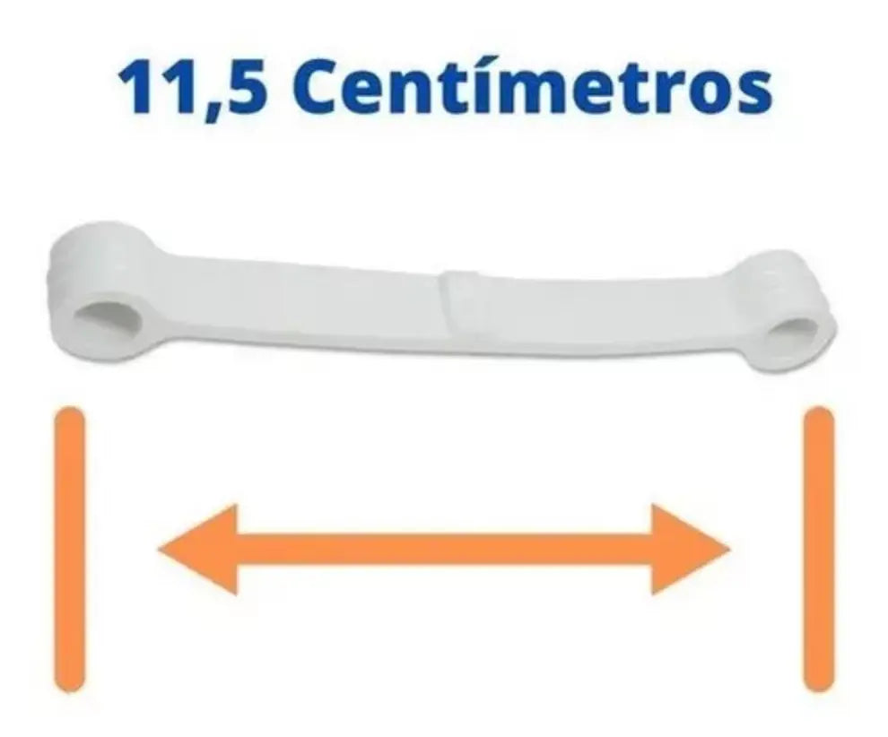 Kit com 100 Tirantes Brancos para Máquinas de Lavar Brastemp e Consul - Tamanho Padrão 11 cm shopee