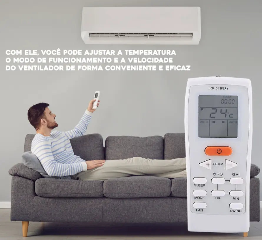 Controle Remoto York para Ar Condicionado York Split GZ-12A-E1 12B-YJEA Universal shopee