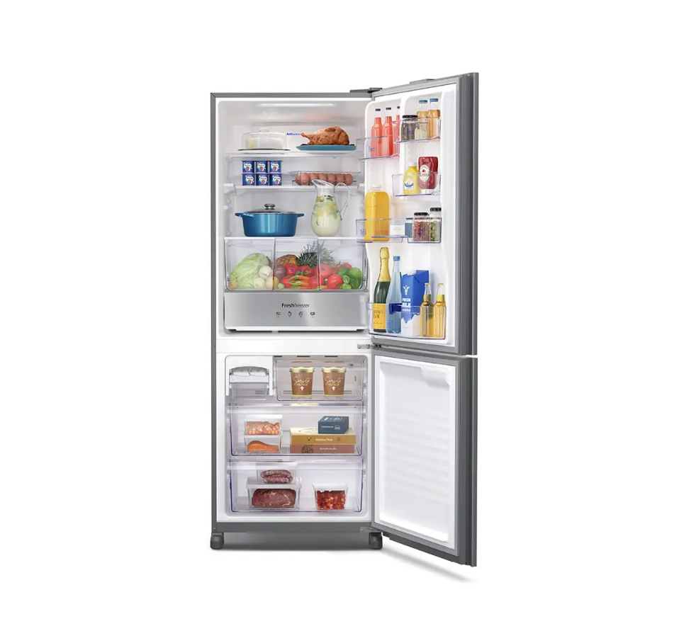 Refrigerador Panasonic BB65 Inverter con cristal de diamante espejado y antiescarcha de 450 l