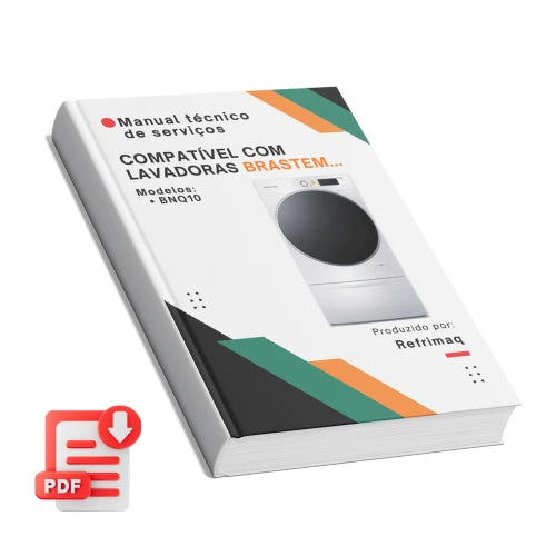 Manual técnico de servicio de la lavadora y secadora Brastemp BNQ10: Descargar PDF