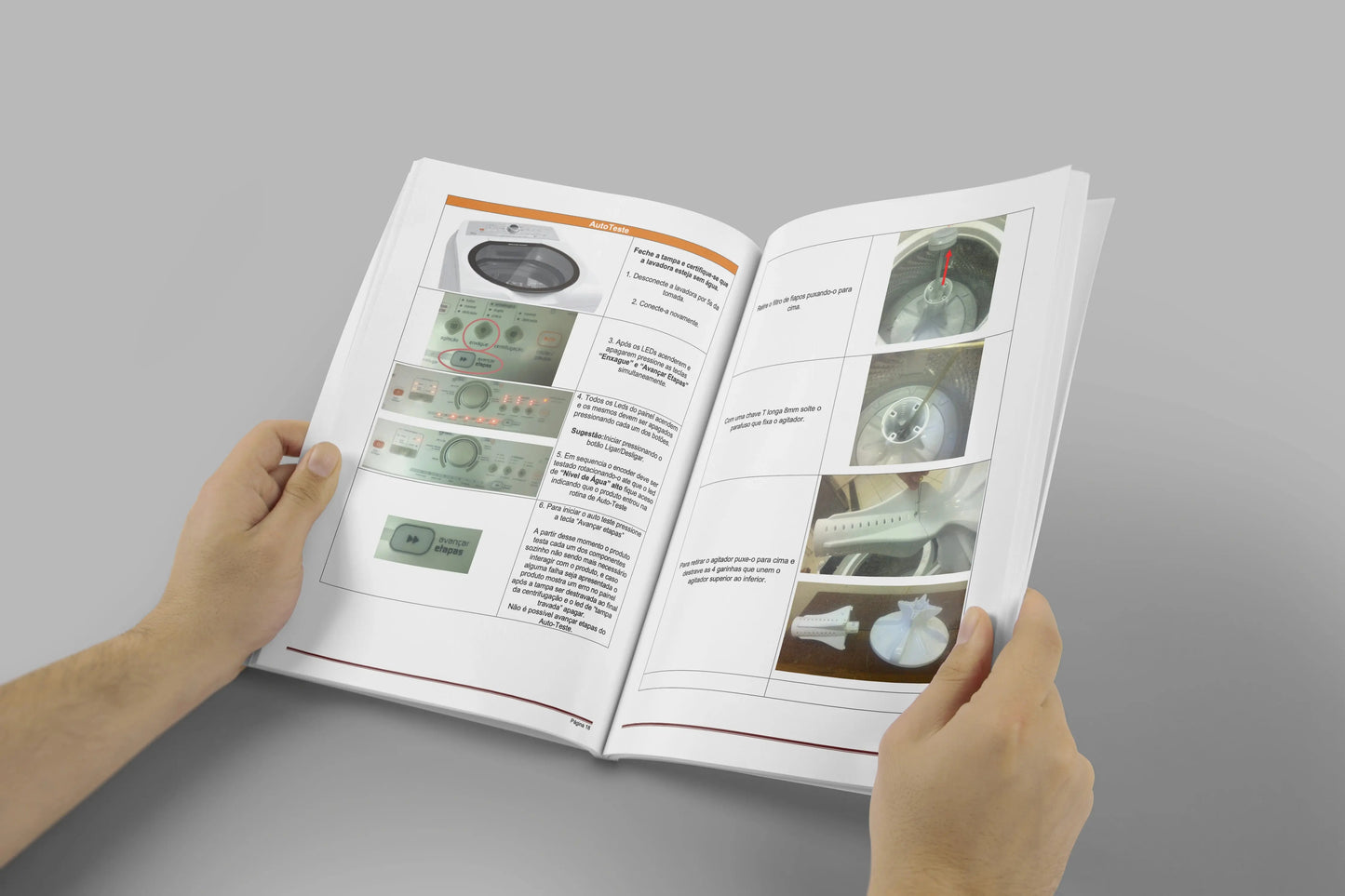 Manual Técnico de Serviços Brastemp BWH15 BWK15 BWN15 BWS15: Baixar PDF Brastemp