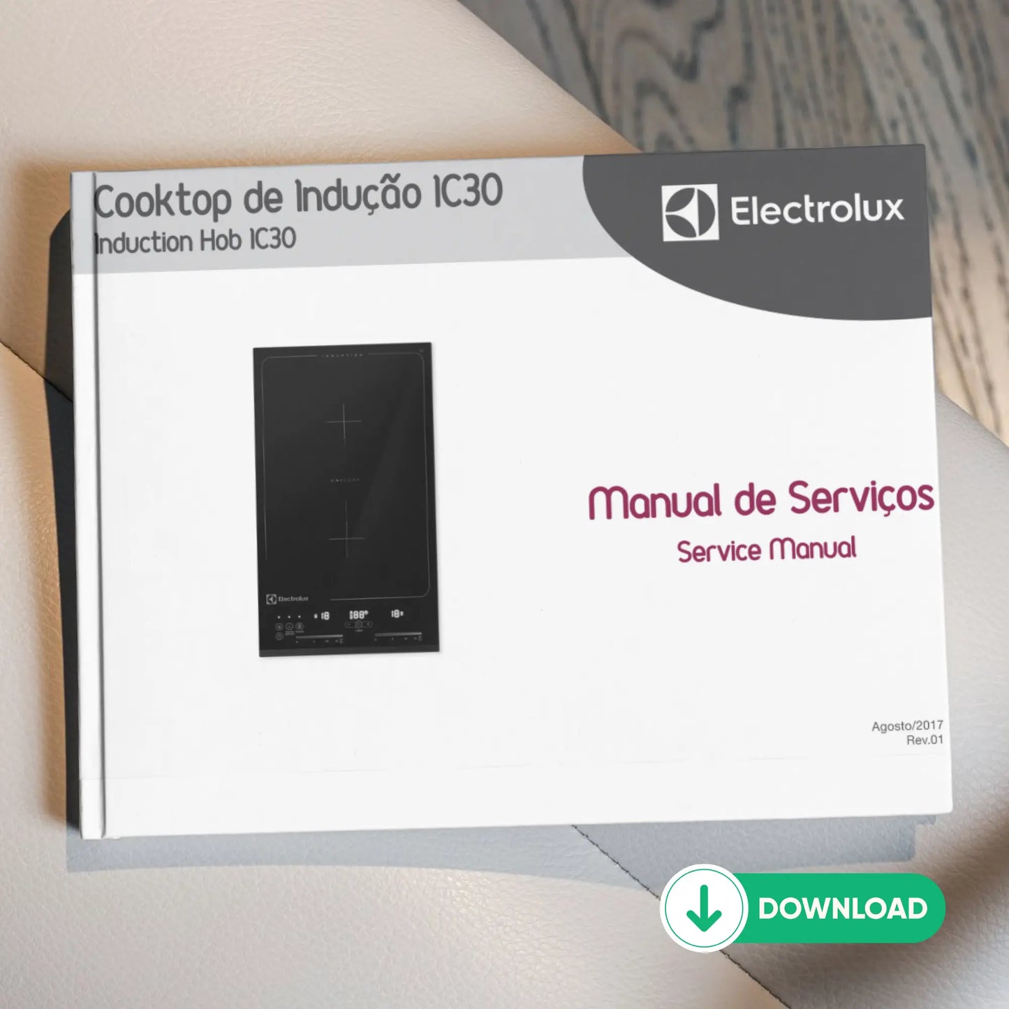 Manual Técnico Serviço Cooktop Electrolux De Indução Ic30 Baixar PDF Electrolux