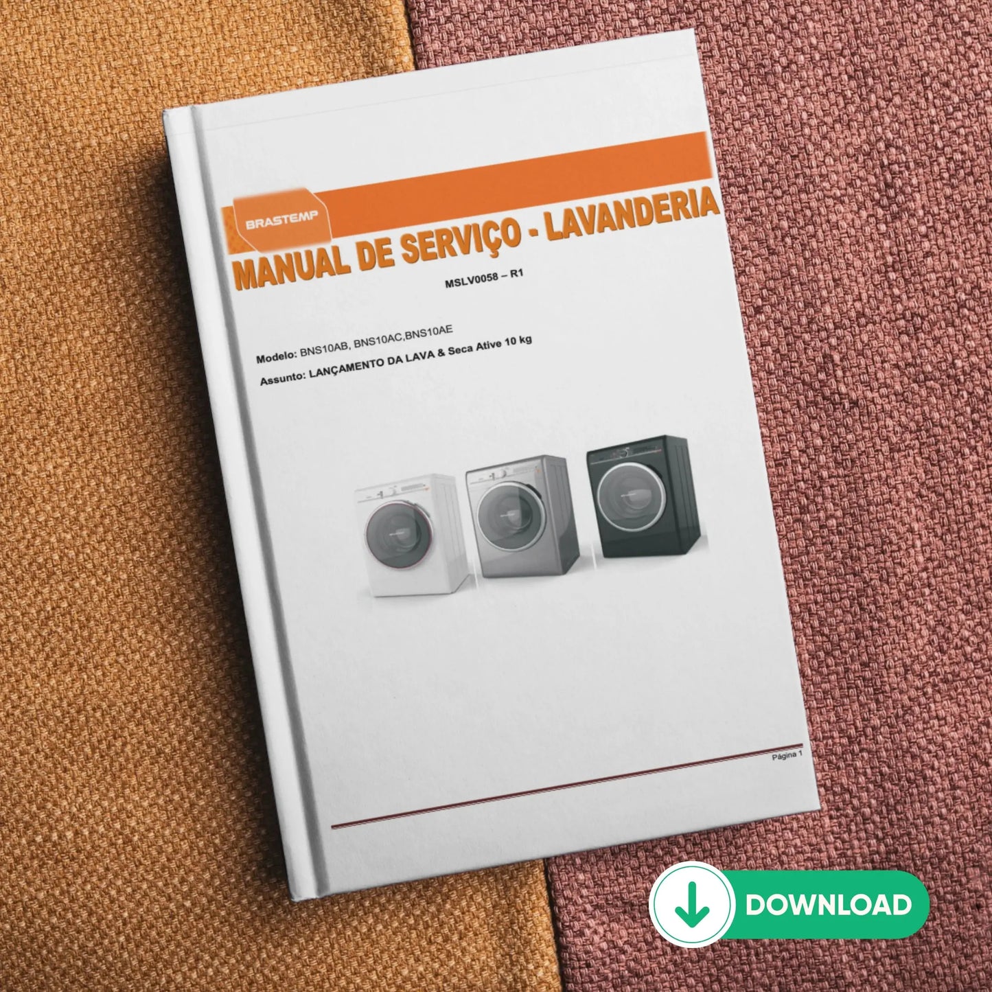 Manual Técnico de Serviço Lava e Seca Brastemp BNS10 PDF Para Baixar Brastemp