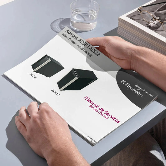 Manual de servicio técnico de la vinoteca Electrolux ACS8, ACS12 - Descargar PDF