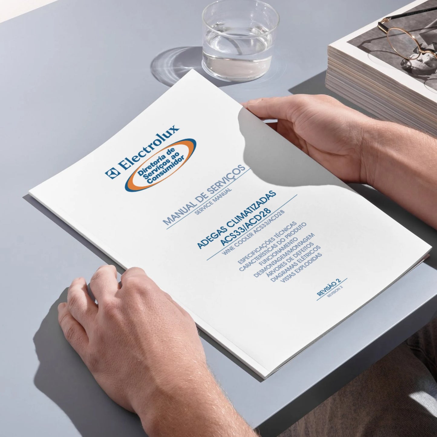 Manual Técnico de Serviços Adegas Electrolux ACS33/ACD28 - Baixar PDF