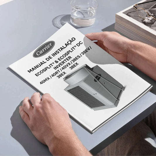 Manual Técnico de Serviços Carrier 40MX, 40RT, 40VX, 38ES, 38EV, 38EX - Baixar PDF