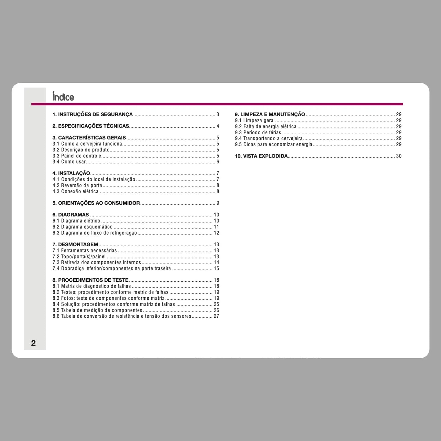 Manual Técnico de Serviços Cervejeira Electrolux BEER1 - Baixar PDF Electrolux
