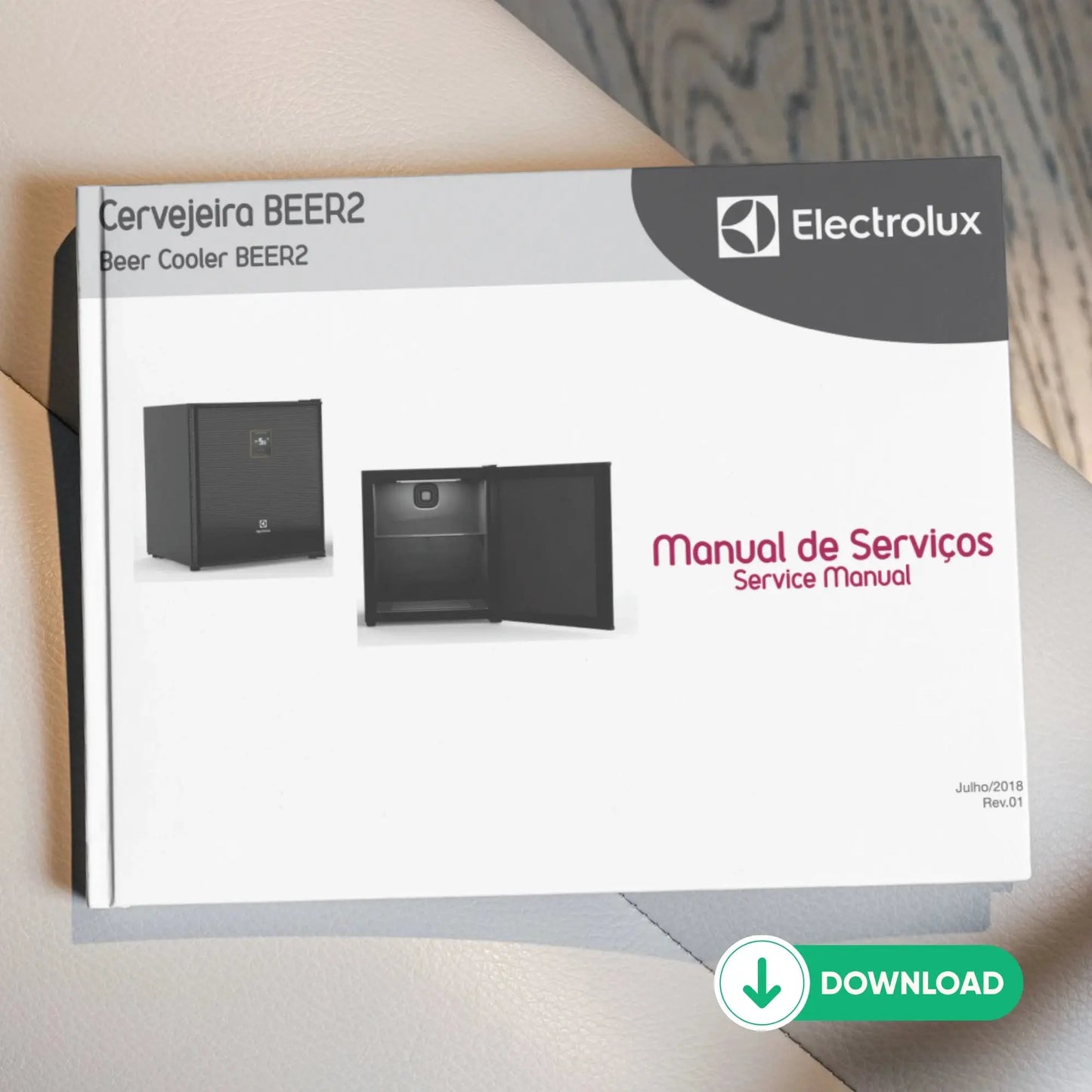 Manual Técnico de Serviços Cervejeira Electrolux BEER2 - Baixar PDF Electrolux