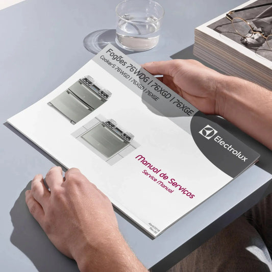 Manual de servicio de la estufa Electrolux 76WDG / 76XG / 76XGE - Descargar PDF