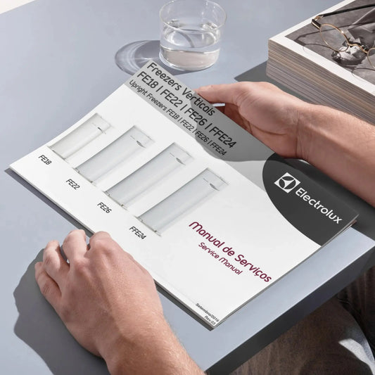 Manual de servicio del congelador Electrolux FE18, FE22, FE24, FE26 - Descargar PDF