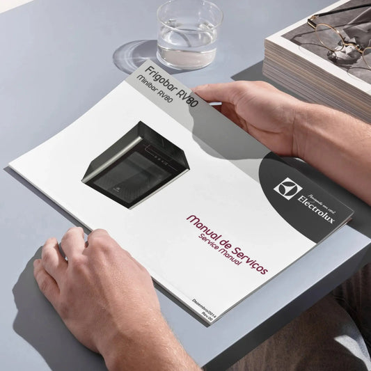 Manual de servicio técnico del mini refrigerador Electrolux RV80 - Descargar PDF