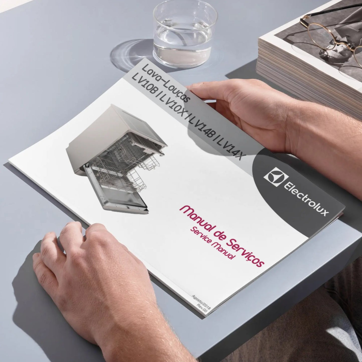 Manual Técnico Serviços Lava-Louças Electrolux LV10B LV10X LV14B LV14X - Baixar PDF Electrolux