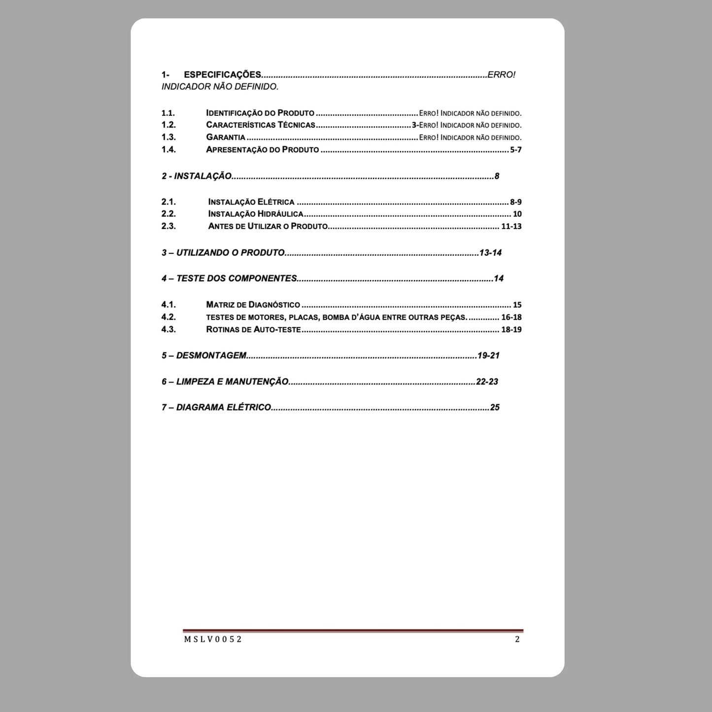 Manual Técnico de Serviços Lavadora Brastemp BWC10BB - Baixar PDF