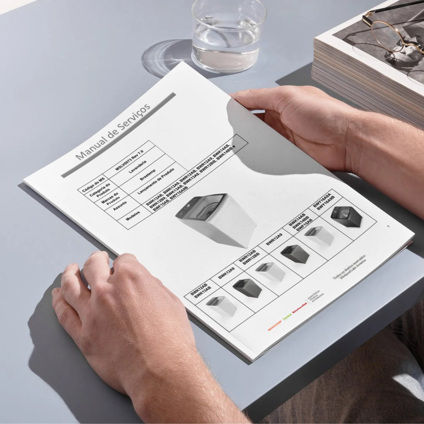 Manual Técnico de Serviços Lavadora Brastemp BWF15AB - Baixar PDF
