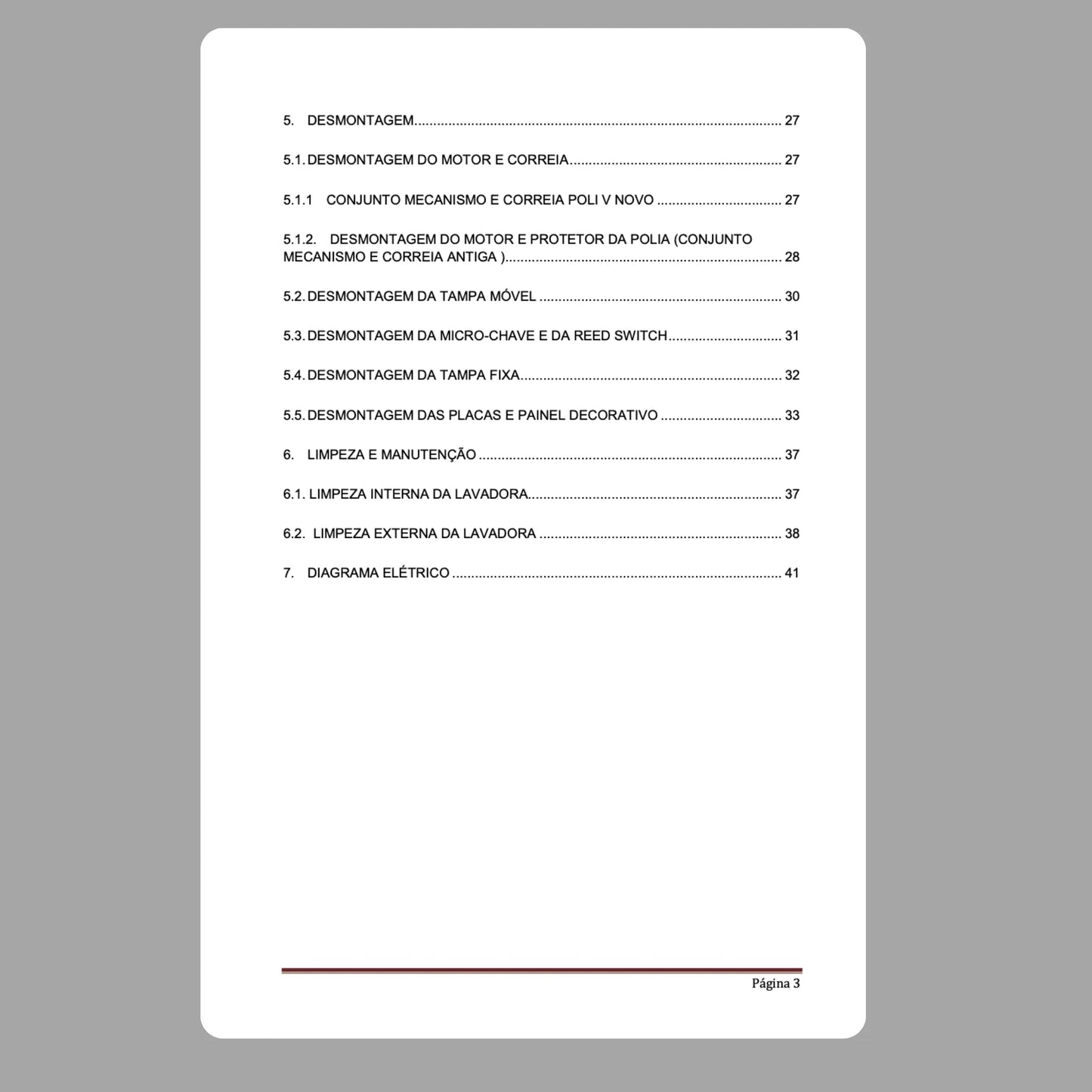 Manual Técnico de Serviços Lavadora Brastemp BWL11AB, BWL11AR, BWB11AB - Baixar PDF