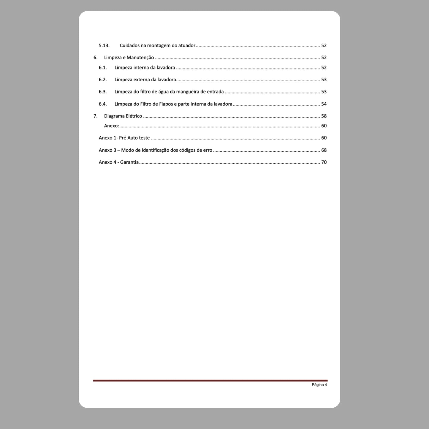 Manual Técnico de Serviços Lavadora Brastemp BWT09A - Baixar PDF
