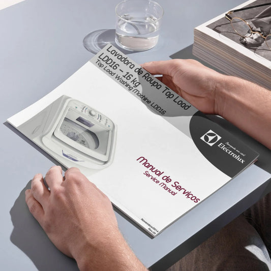 Manual Técnico de Serviços Lavadora Electrolux LDD16 - Baixar PDF