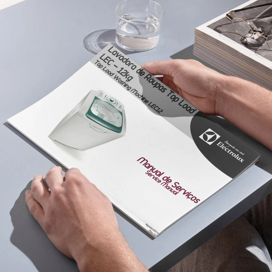 Manual Técnico de Serviços Lavadora Electrolux LEC12 - Baixar PDF